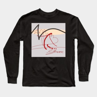 Intuitive Abstract 050717 E Long Sleeve T-Shirt